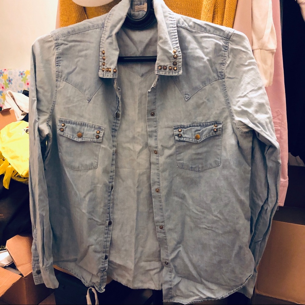 LIGHT DENIM SHIRT SIZE S